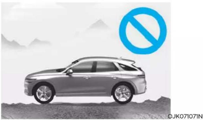 Genesis GV70 (2023) - Limitations of Remote Smart Parking Assist - 2