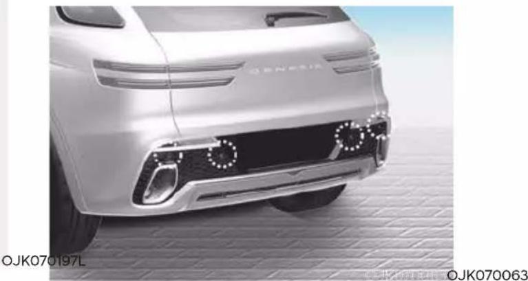 Genesis GV70 (2023) - Reverse Parking Collision-Avoidance Assist disabled - 2