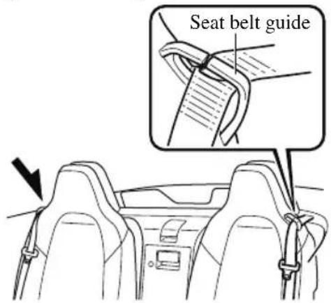 Seat belt guide