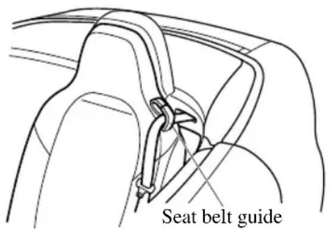 Seat belt guide