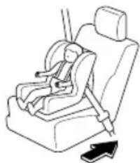 MAZDA MX-5 Miata (2022) - Before installing child-restraint system on the passenger seat, move the passenger seat as far back as possible: - 1