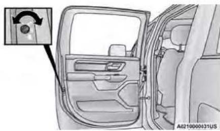 RAM Chassis Cab (2024) - CHILD-PROTECTION DOOR LOCK — facility.EQUIPPED - 1