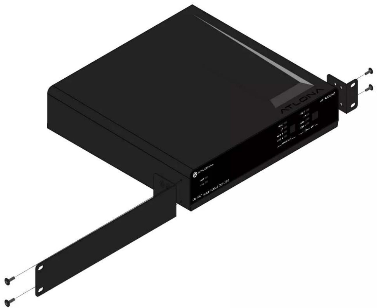 Atlona AT-OME-MS42 - Single Unit Rack Installation - 1