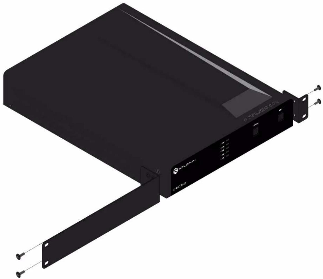 Atlona AT-UHD-SW-51 - Single Unit Rack Installation - 1