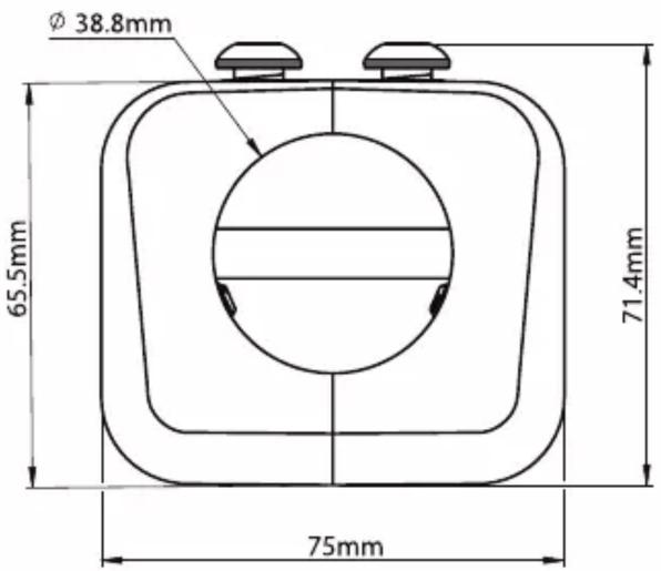 Ø 38.8mm 65.5mm 71.4mm 75mm