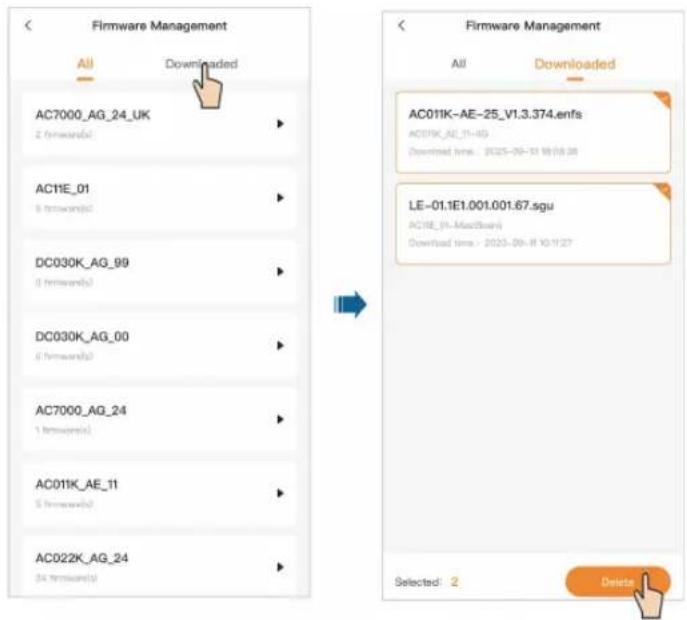 Firmware Management All Downloaded AC7000_AG_24_UK 2 firmware(s) AC11E_01 6 firmware(s) DC030K_AG_99 0 firmware(s) DC030K_AG_00 0 firmware(s) AC7000_AG_24 1 firmware(s) AC011K_AE_11 5 firmware(s) AC022K_AG_24 04 firmware(s) Firmware Management All Downloaded AC011K-AE-25_V1.3.374.enfs AC011K_AE_11-49 Download time: 2025-09-31 18:18:38 LE-01.1E1.001.001.67.sgu AC11E_01-MacBears Download time: 2025-09-11 XO 11:27 Selected: 2 Delete