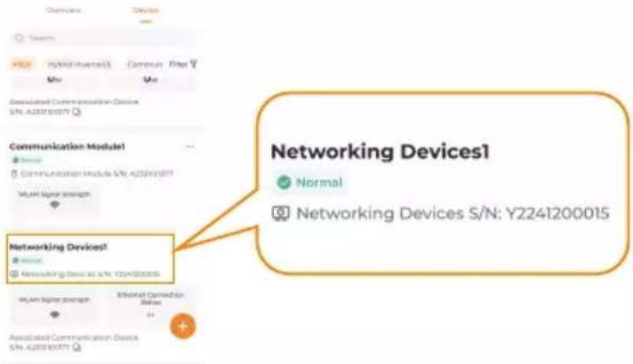Networking Devices1 Normal Networking Devices S/N: Y2241200015