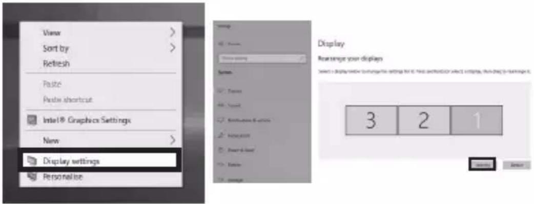 View Sort by Refresh Paste Paste shortcut Intel® Graphbox Settings New Display settings Personalise Display Rename your displays 3 2 1 Cancel Cancel