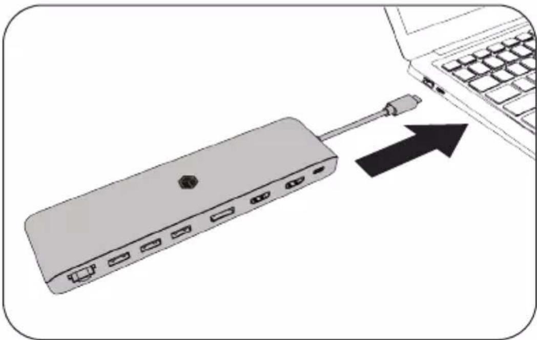 Icy Box IB-DK2116-C - Starting up - 1