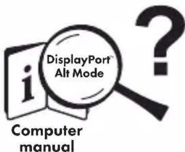 i DisplayPort Alt Mode ? Computer manual