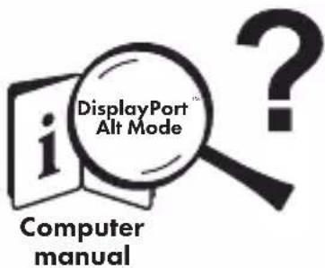 i DisplayPort Alt Mode ? Computer manual