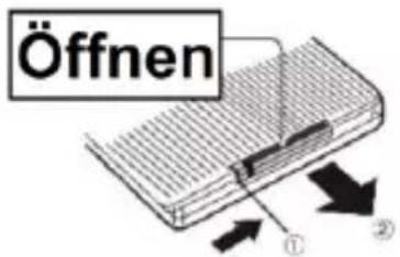 Öffnen ① ②