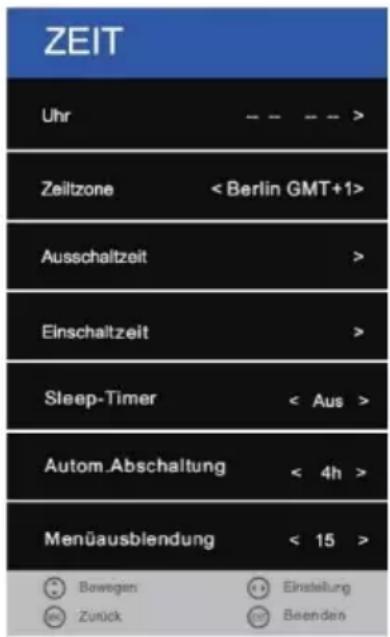 Reflexion LEDW160 - SETUP MENÜ - 1