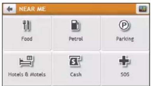 NEAR ME Food Petrol Parking Hotels & Motels Cash SOS