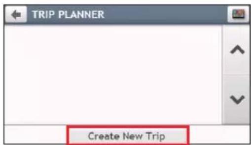 TRIP PLANNER Create New Trip