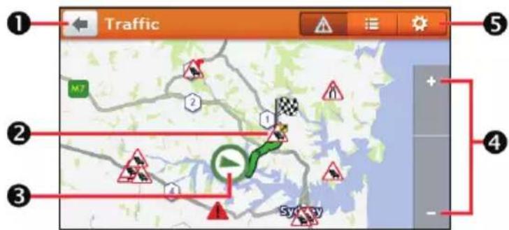 Traffic M7 1 2 3 Sydney + - 4 5
