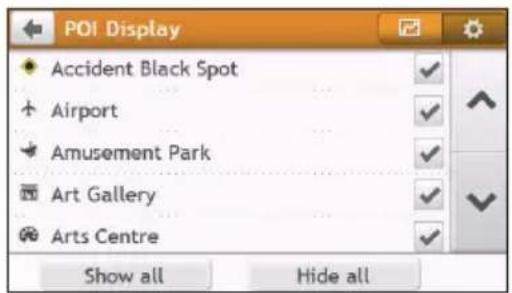 POI Display Accident Black Spot Airport Amusement Park Art Gallery Arts Centre Show all Hide all
