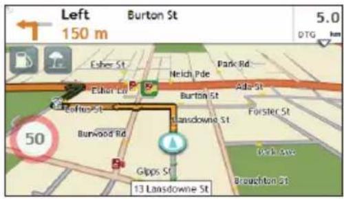 Left Burton St 150 m DTG km Esher St Helich Pde Park Rd Euther Rd Burton St Ada St Leftno St Lansdowne St Forster St Bunwood Rd Gipps St 13 Lansdowne St Deck Ave Broughton St