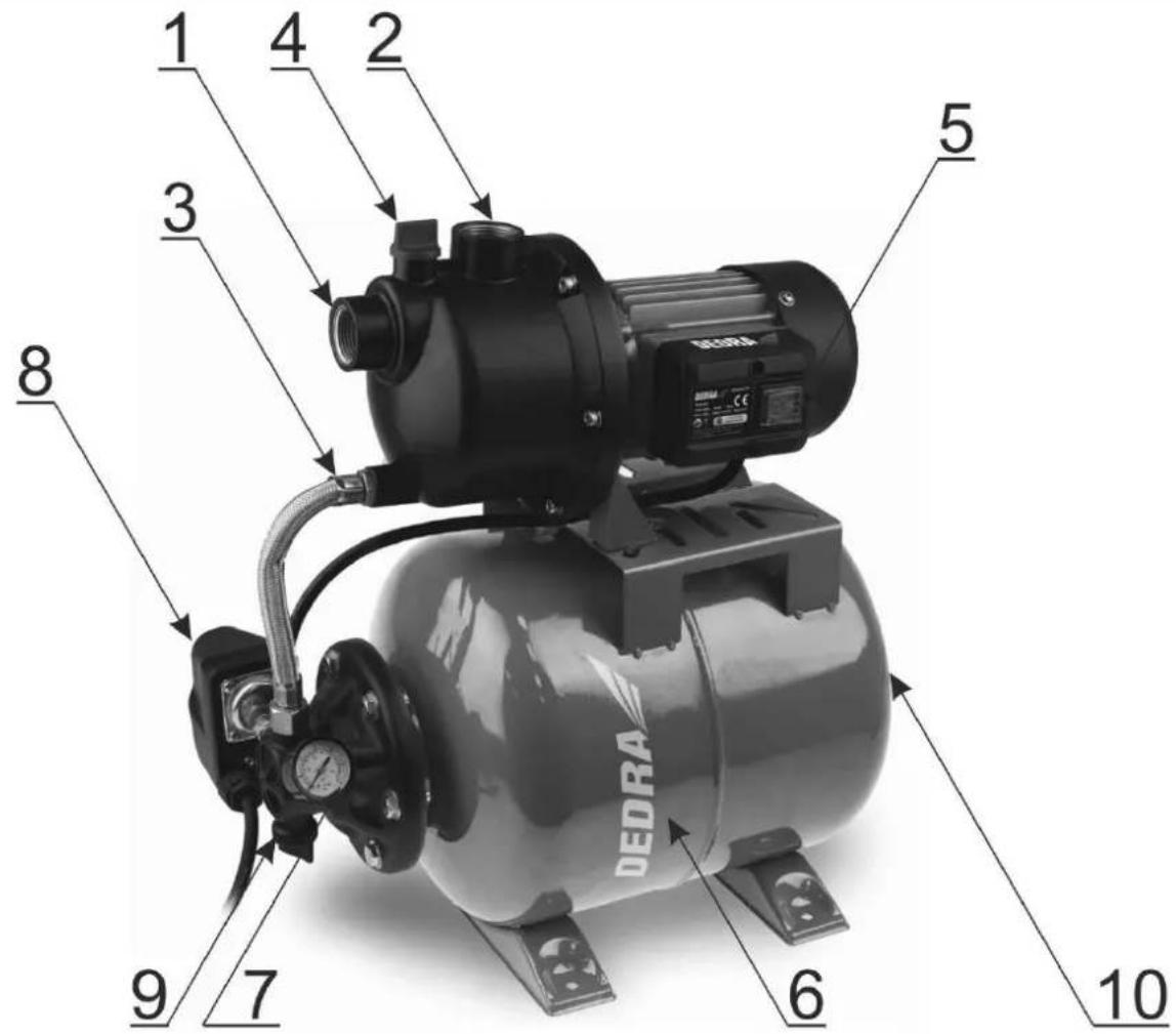 DEDRA DED8875 - Hydrofor - 2