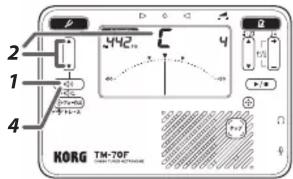 p 2 1 4 KORG TM-70F