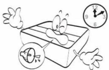 BENQ V5000i - Important safety instructions - 8