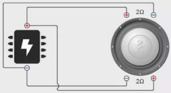 Ground Zero GZUW 10SQ-D2 - Verkabelungmöglichkeiten / Wiring options - 1