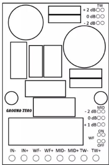 Ground Zero GZUX 165.3SQ - Einstellungen / Setup - 1