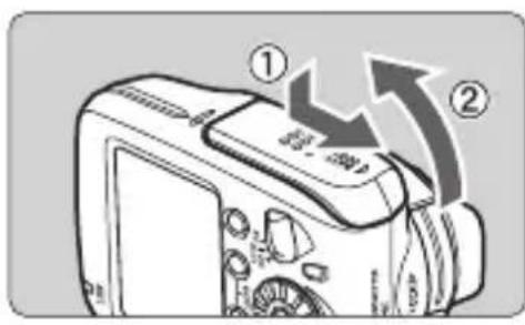 CANON ST-E3-RT V2 - Einlegen der Batterien - 1