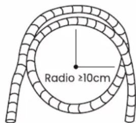 Infiniton SPTBM12A3 - Raio mínimo de curvatura: - 1