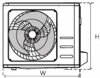 Infiniton SPTBM12A3 - Passo 3: Ancorar a unidade exterior - 2