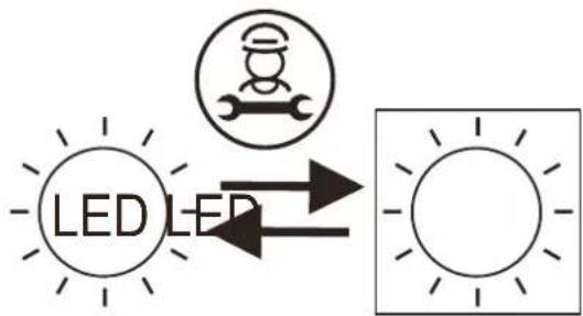 Milectric RFD-216D14BEA - Substituir a luz interior - 5