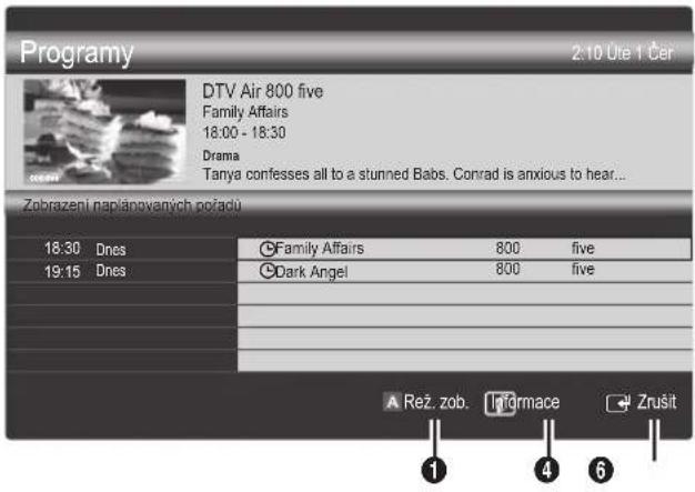 Programy 2:10 Ute 1 Čer DTV Air 800 five Family Affairs 18:00 - 18:30 Drama Tanya confesses all to a stunned Babs. Conrad is anxious to hear... Zobrazení naplanovanych pořacu 18:30 Dnes Family Affairs 800 five 19:15 Dnes Dark Angel 800 five A Rež. zob. Informace Zrušit 1 4 6