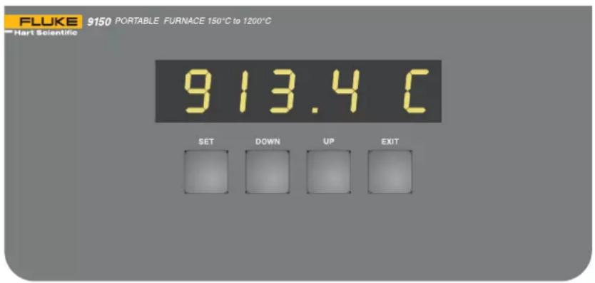 FLUKE 9150 PORTABLE FURNACE 150°C to 1200°C Hart Scientific 913.4 °C SET DOWN UP EXIT