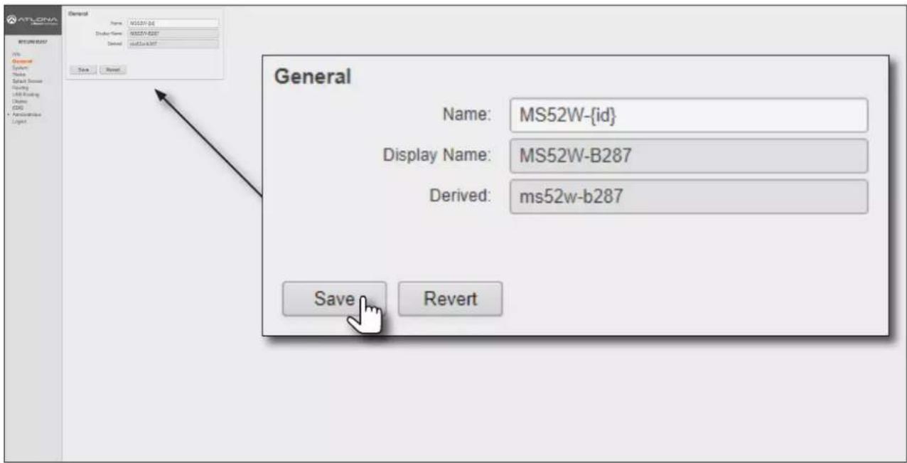 ATLONA General Name: MS52W-{id} Display Name: MS52W-B287 Derived: ms52w-b287 Save Revert Return Back? OK General Name: MS52W-{id} Display Name: MS52W-B287 Derived: ms52w-b287