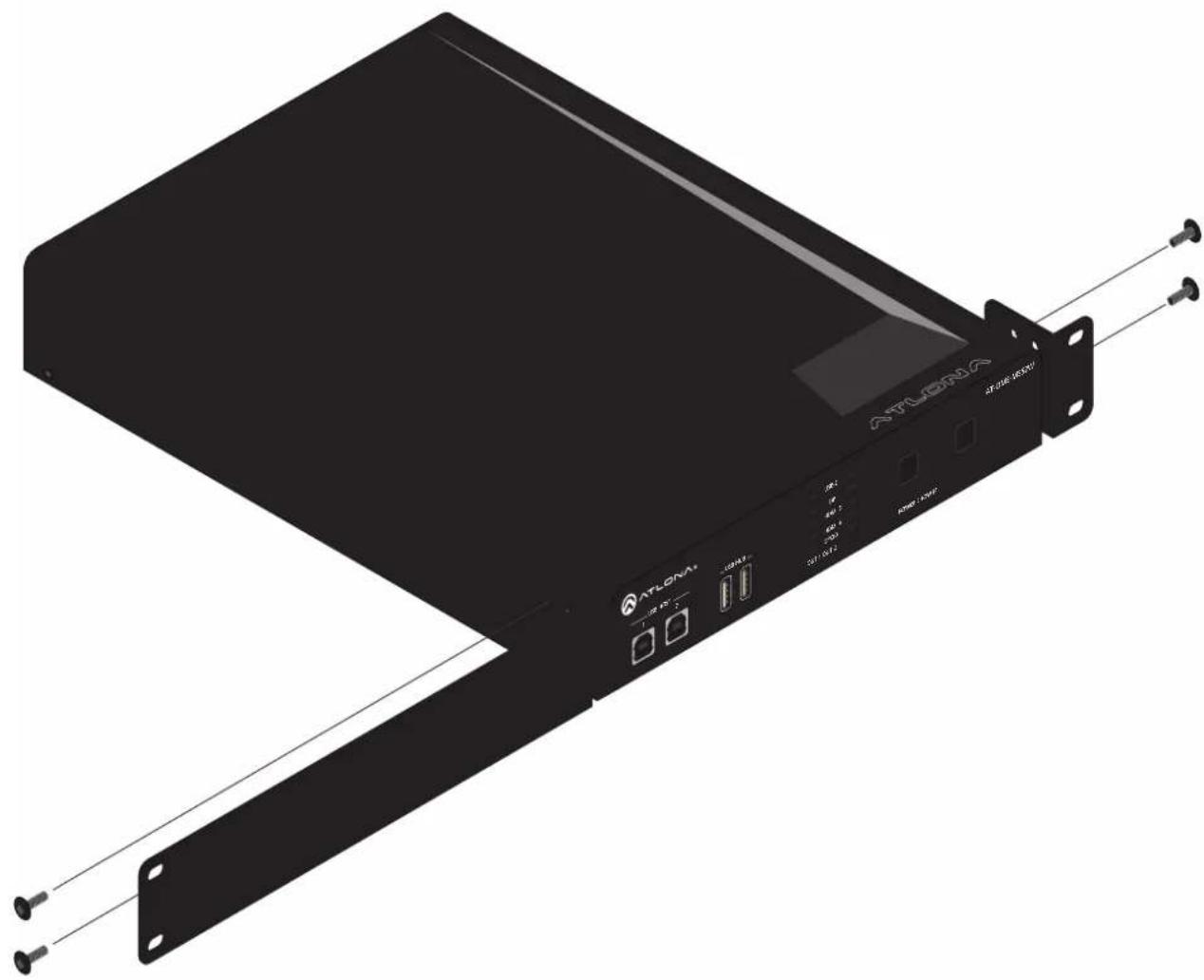 Atlona Omega AT-OME-MS52W - Single-unit Rack Installation - 1