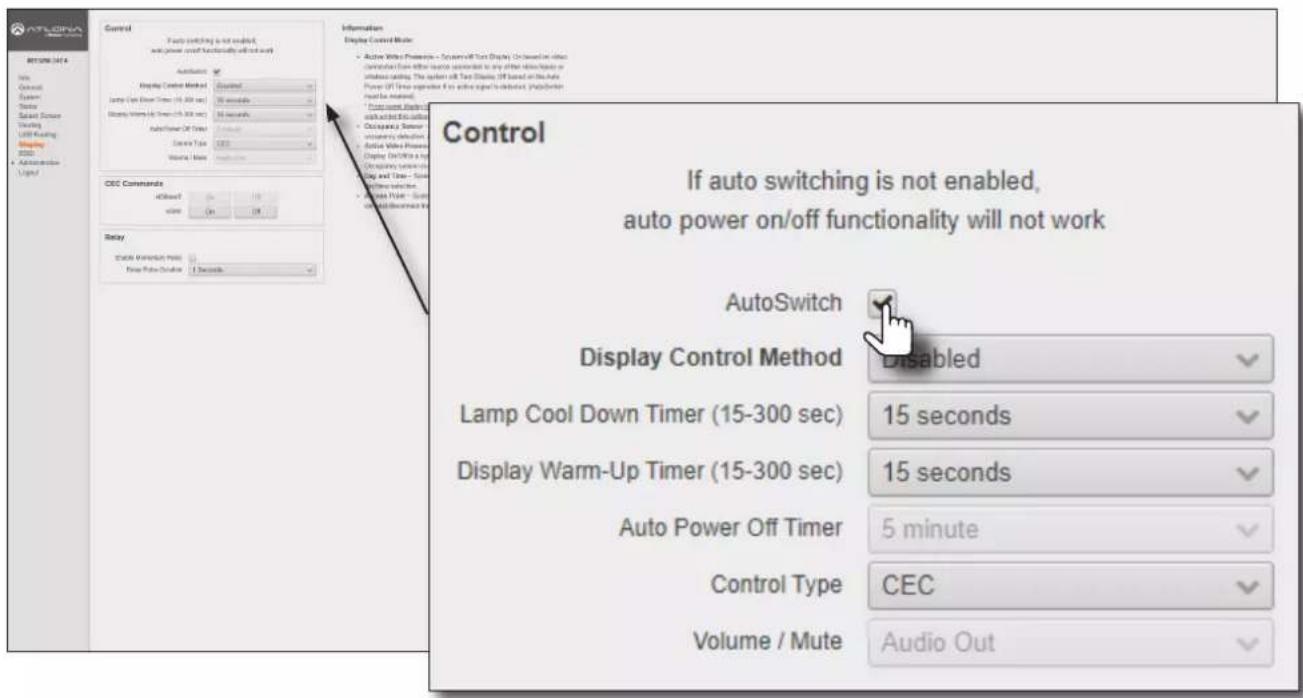 ATLONO RETURN DATA Control Auto switching is not enabled, with power and functionality will not work Display Control Method Lamp Cool Down Timer (15-300 sec) Display Warm-Up Timer (15-300 sec) Auto Power Off Timer Control Type Volume / Mute CSC Commands eGained value On On Relay Estimate Operation type Power Pulse Duration 1 Seconds Information Display Control Mode: Active White Presses - System All Test Display On based on video correlation from other words connected to any other video/Video or video matching. The author all Test Display On based on the Auto Power Off Time response for active input to detect, production that be installed. Power output Method: with added data source Outstanding Server outstanding detection Active White Presses Display On/Offs as a key Outstanding Server to using and Time - Speed outstanding selection. Active Power - Current outstanding destination to Control If auto switching is not enabled, auto power on/off functionality will not work AutoSwitch Display Control Method Disabled Lamp Cool Down Timer (15-300 sec) 15 seconds Display Warm-Up Timer (15-300 sec) 15 seconds Auto Power Off Timer 5 minute Control Type CEC Volume / Mute Audio Out