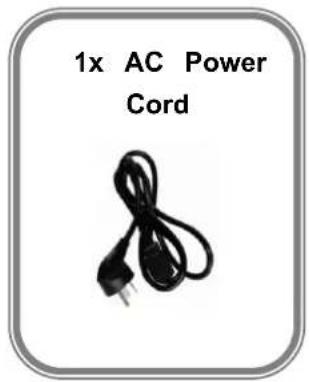 1x AC Power Cord