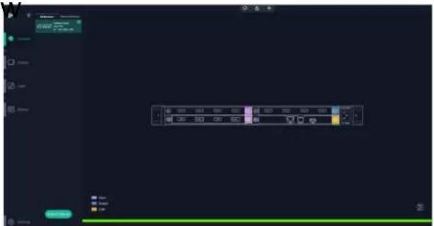 Screenshot of a video editing software interface showing timeline controls and playback controls