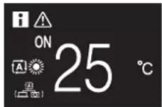 DAIKIN BRC1H82K - Home screen setpoint: Numerical - 1