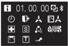 DAIKIN BRC1H82K - Status indicator mode: "Hotel 1" and "Hotel 2" - 1