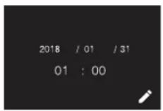DAIKIN BRC1H82K - To set date and time - 2