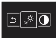 DAIKIN BRC1H82K - To set screen brightness - 1