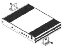 Kramer KDS-SW2-EN7 - Mount KDS-SW2-EN7 on a surface using one of the following methods: - 1