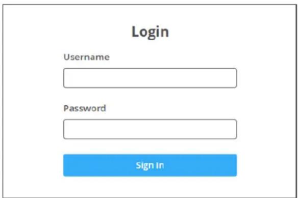 Login Username Password Sign In