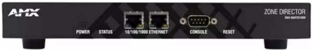 AMX POWER STATUS 10/100/1000 ETHERNET CONSOLE RESET ZONE DIRECTOR NEXA-WAP2D1000