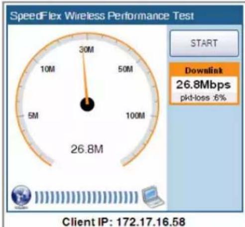 AMX ZoneDirector NXA-WAPZD1000 - Measuring Wireless Network Throughput with SpeedFlex - 7