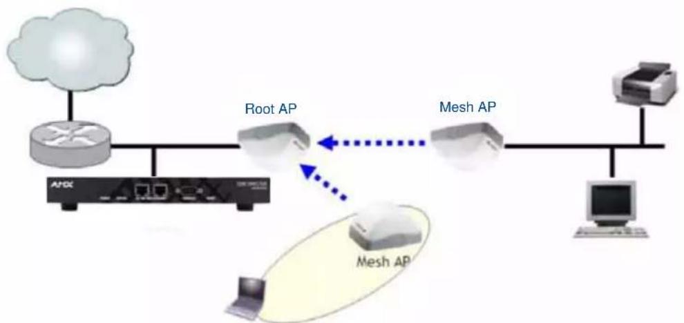 AMX ZoneDirector NXA-WAPZD1000 - Wireless Bridge Topology - 1