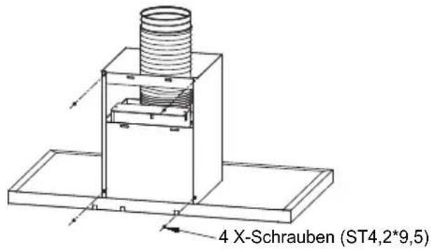 4 X-Schrauben (ST4,2*9,5)