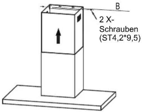 2 X- Schrauben (ST4,2*9,5)
