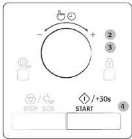 -/- + 2 3 STOP / ECO / +30s START 4